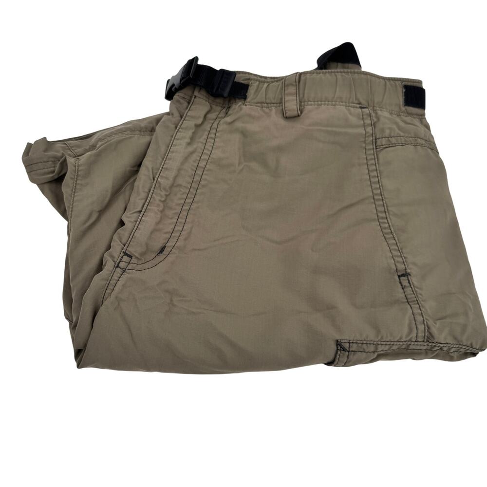 REI Cargo Shorts Mens Medium (34x8 ACTUAL) Tan Belted Nylon Gorpcore UPF 50+